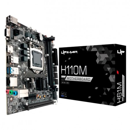 Placa Mãe UP Gamer H110MDR4 DDR4 Socket LGA 1151 Chipset Intel H110 Micro ATX