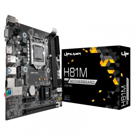 Placa Mãe UP Gamer H81M DDR3 Socket LGA 1150 Chipset Intel H81 Micro ATX