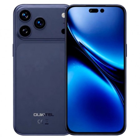 Celular Oukitel C17 Plus 256GB 6GB RAM Dual SIM Tela 6.9" - Azul