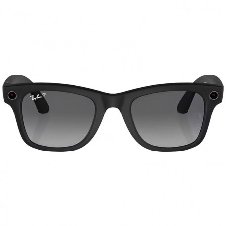 Óculos de Sol Smart Ray-Ban Meta Wayfarer RW4008 - F Matte Black/L Polar Gradient Graphite
