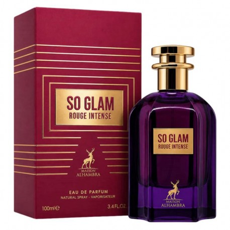 Perfume Maison Alhambra So Glam Rouge Intense Eau de Parfum Femenino 100ml