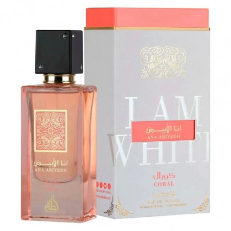 Perfume Lattafa Ana Abiyedh Coral Eau de Parfum Unissex 60ml