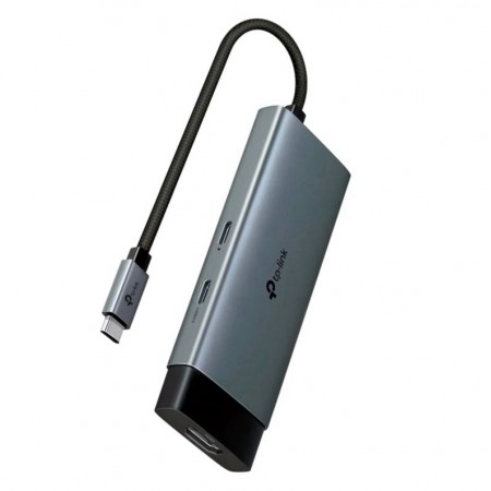 Hub Portátil TP-Link UH5020C USB-C 5 em 1 - Cinza