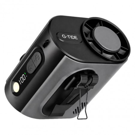 Mini Ventilador G-Tide FW02 Recarregável - Cinza