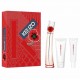 Perfume Kenzo Flower L Absolute Kit Fem 100ML Edp+75ML B/L +75ML Gel