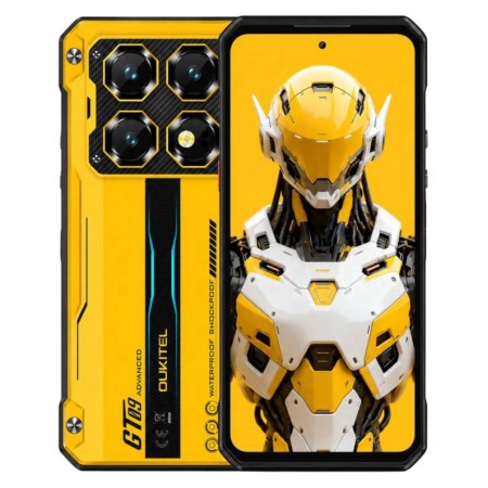 Celular Oukitel WP60 5G 512GB 12GB RAM Dual SIM NFC Tela 7.2" - Amarelo