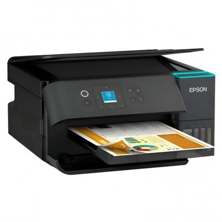 Impresora Multifuncional Epson EcoTank L4360 3 en 1 WiFi Bivolt - Negro