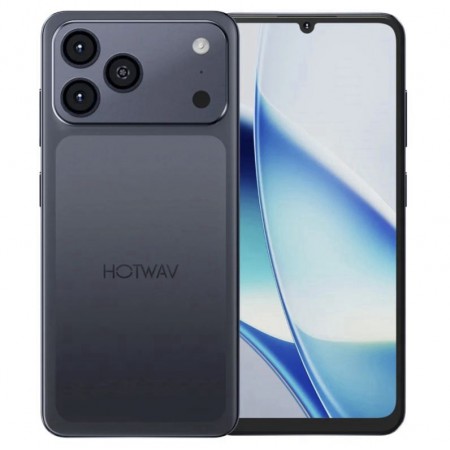 Celular Hotwav A17 Pro Max 64GB 3GB RAM Dual SIM Tela 6.75" - Preto (Global)