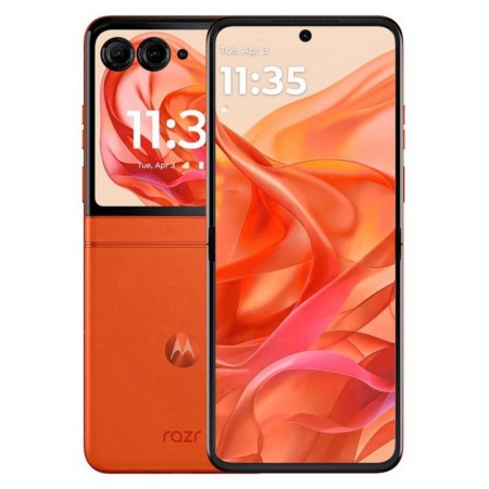 Celular Motorola Razr 50 5G XT2453-1 512GB 12GB RAM Dual SIM Tela 6.9" - Laranja