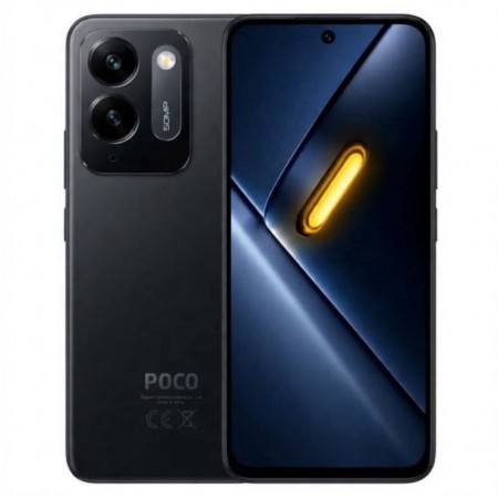 Celular Xiaomi Poco C95 Pro 128GB 6GB RAM Dual SIM Tela 6.9" - Preto (Global)