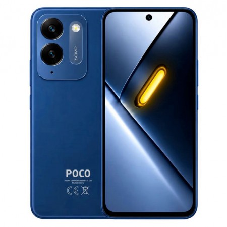 Celular Xiaomi Poco C95 Pro 256GB 8GB RAM Dual SIM Tela 6.9" - Azul (Global)