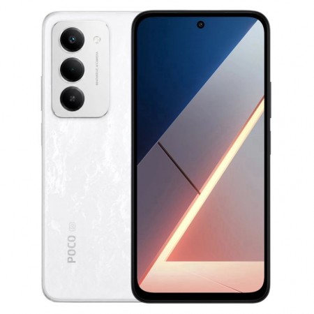 Celular Xiaomi Poco M8s 5G 128GB 6GB RAM Dual SIM Tela 6.9" - Branco (Global)