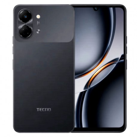 Celular Tecno Spark Go 3 KN3 128GB 4GB RAM Dual SIM Pantalla 6.74" - Negro(Anatel)