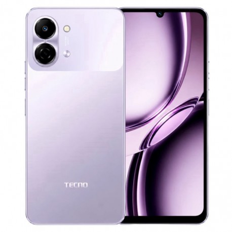 Celular Tecno Spark Go 3 KN3 128GB 4GB RAM Dual SIM Pant.6.74" - Aurora Purple (Anatel)