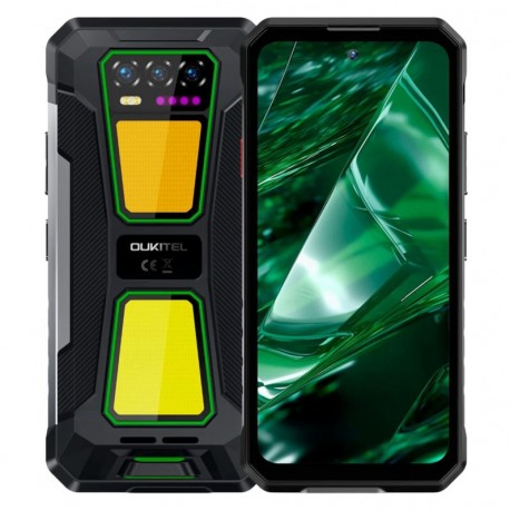 Celular Oukitel WP58 Pro 5G 256GB 8GB RAM Dual SIM Tela 6.7" - Verde