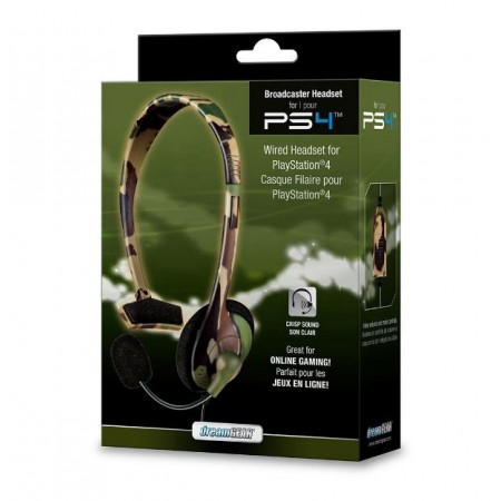 HEADSET BROADCASTER CAMUFLADO DREAMGEAR PS4