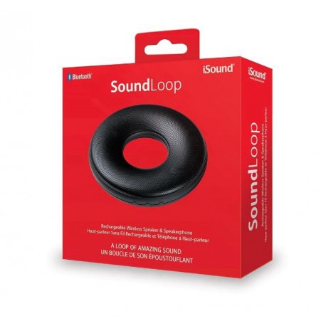 CAIXA DE SOM ISOUND SOUND LOOP - PRETO