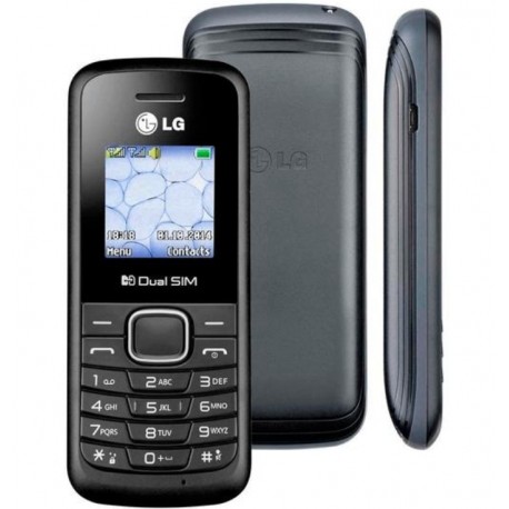 CELULAR LG B220A 32MB / 32MB RAM / DOS CHIP / TELA 1.45 - NEGRO