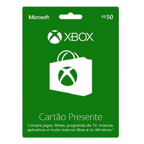 TARJETA DE REGALO R$50 XBOX LIVE