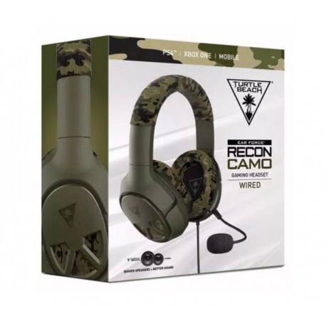 AURICULAR TURTLE BEACH CAMO C/FIO PS4/XBOX ONE/MOBILE