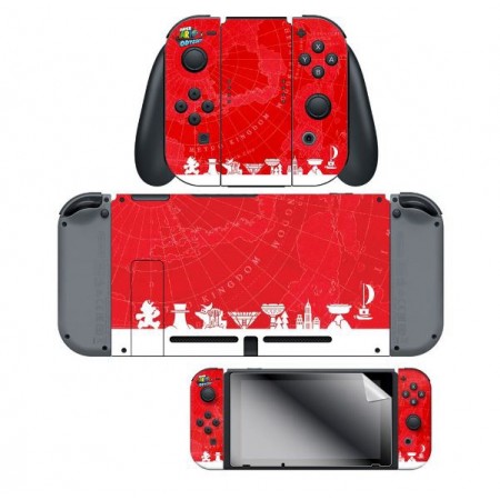 ADESIVO PARA NINTENDO SWITCH MARIO ODYSSEY GLOBETROTTER 022774 COM 2 ADESIVOS