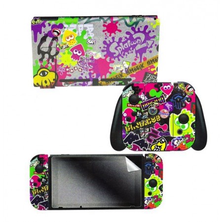 ADESIVO PARA NINTENDO SWITCH SPLATOON 2 GRAFIT 023245 COM 2 ADESIVOS