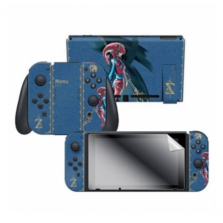 ADESIVO PARA NINTENDO SWITCH ZELDA MIPHA TRIBAL 022316 COM 2 ADESIVOS