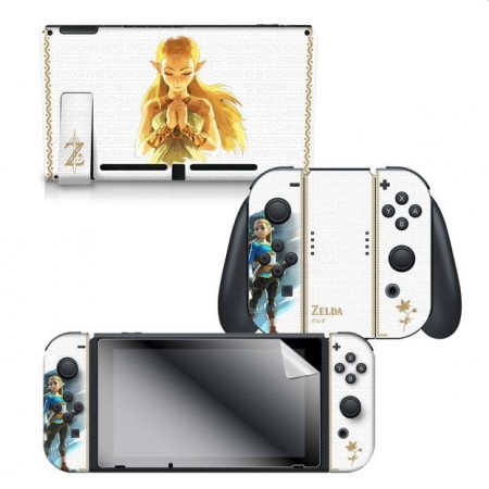 ADESIVO PARA NINTENDO SWITCH ZELDA PRINCESS ZELDA 022439 COM 2 ADESIVOS