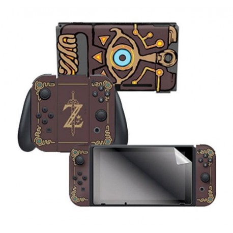 ADESIVO PARA NINTENDO SWITCH ZELDA SHEIKAH SLATE 023597 CON 2 ADESIVOS