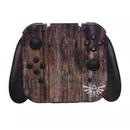 ADESIVO PARA NINTENDO SWITCH ZELDA WOODGRAIN TRIFORCE 022804 CON 2 ADESIVOS