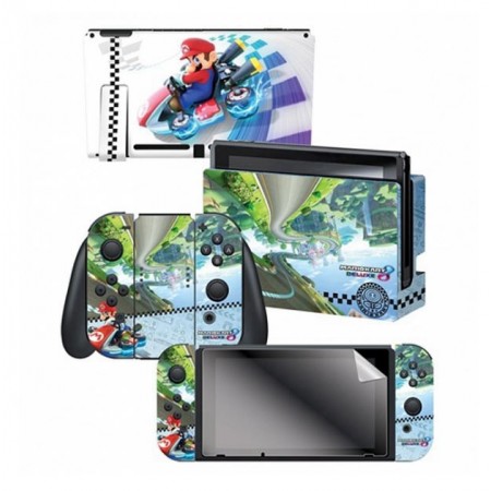 ADESIVO PARA NINTENDO SWITCH MARIO KART 8 ANTI GRAVITY 023375 COM 3 ADESIVOS