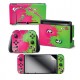 ADESIVO PARA NINTENDO SWITCH SPLATOON 2 PINK VS GREEN 022187 CON 3 ADESIVOS