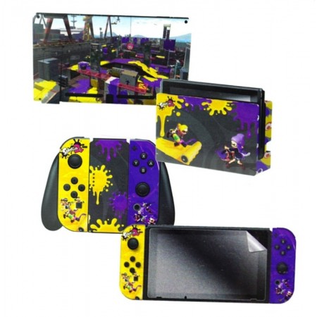 ADESIVO PARA NINTENDO SWITCH SPLATOON 2 STAND OFF 022422 COM 3 ADESIVOS