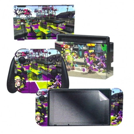 ADESIVO PARA N. SWITCH SPLATOON 2 VANDALS VS ARTIST 023283 CON 3 ADESIVOS