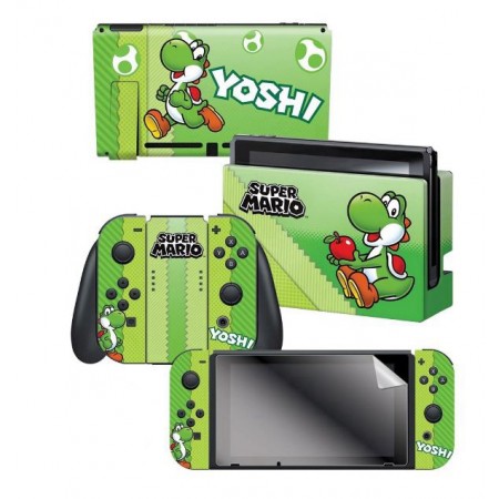 ADESIVO PARA NINTENDO SWITCH SUPER MARIO YOSHI EGG 023788 COM 3 ADESIVOS