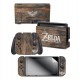 ADESIVO PARA NINTENDO SWITCH ZELDA WOODGRAIN TRIFORCE 022798 COM 3 ADESIVOS