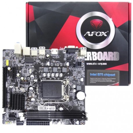 PLACA MADRE AFOX (1155) IB75 VGA/ HDMI