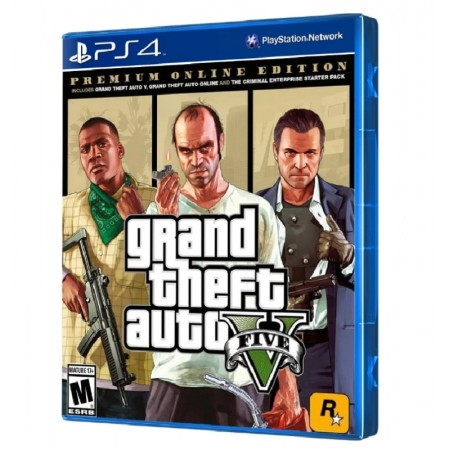 JOGO GTA V PREMIUM ONLINE EDITION PS4