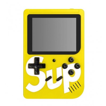 CONSOLA SUP GAME BOX RETRO 400 IN 1 AMARILLO