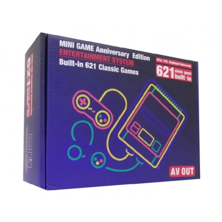 CONSOLE MINI GAME ANNIVERSARY EDITION COM 621 JOGOS