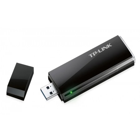 ADAPTADOR USB WIRELESS TP-LINK ARCHER T4U AC1300 DUAL BAND WIFI - PRETO