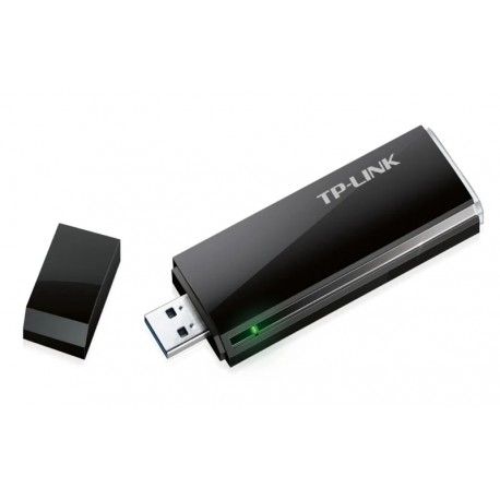 ADAPTADOR USB WIRELESS TP-LINK ARCHER T4U AC1300 DUAL BAND WIFI - PRETO